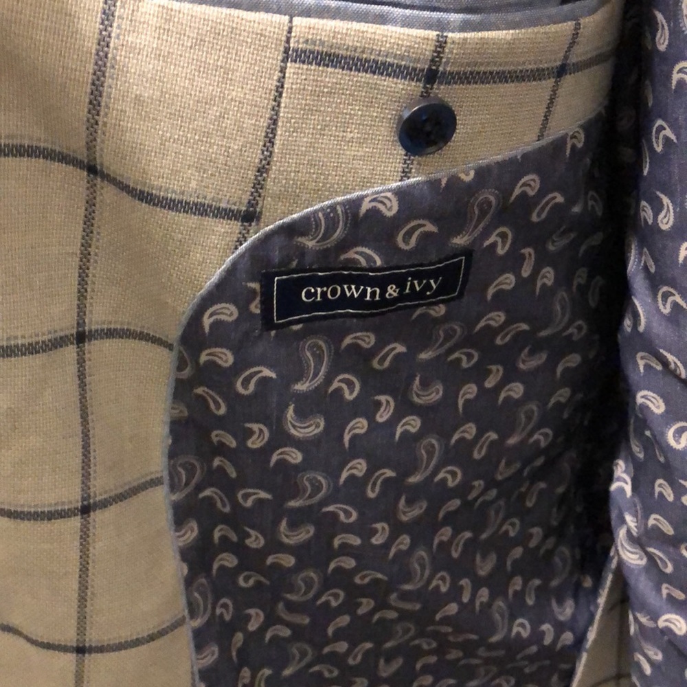 Men’s Crown and Ivy Blazer size 48R - Picture 3 of 4
